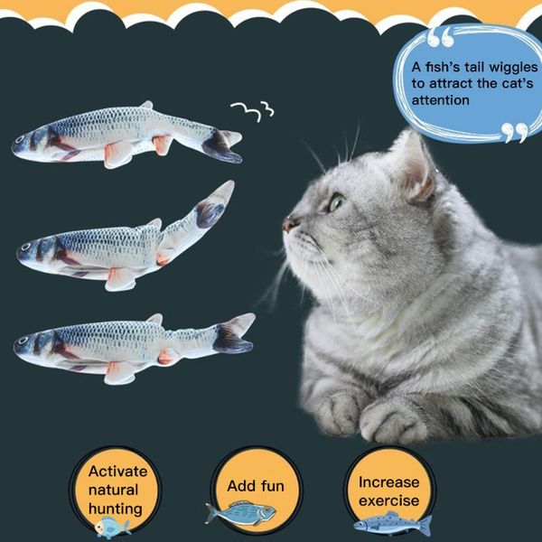 cat toys electronic pet toy electric usb charging simulation fish for chewing playing plush interactive gift catnip
cat toys electronic pet toy electric usb charging simulation fish for chewing playing plush interactive gift catnip