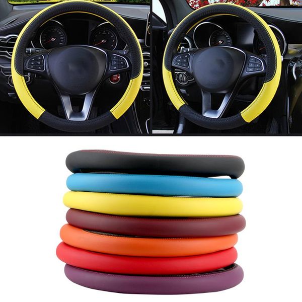 steering wheel covers car cover breathable car-styling anti slip micro fiber leather sport auto 37-38cm universal
steering wheel covers car cover breathable car-styling anti slip micro fiber leather sport auto 37-38cm universal