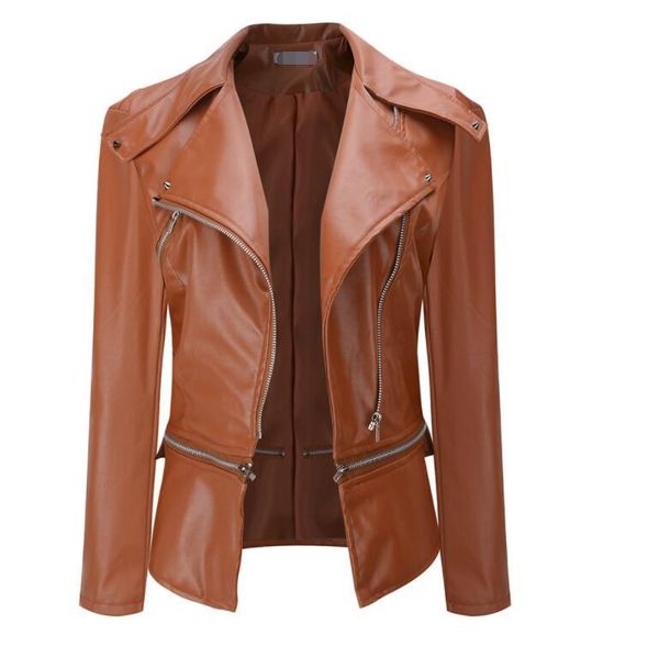 women's leather & faux s-4xl autumn and winter long sleeve zipper lapel motorcycle jacket removal two coat women, Black
women's leather & faux s-4xl autumn and winter long sleeve zipper lapel motorcycle jacket removal two coat women, Black