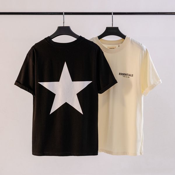 2021 spring and summer trend new fog double line high street star print round neck thin t-shirt student, Black
2021 spring and summer trend new fog double line high street star print round neck thin t-shirt student, Black