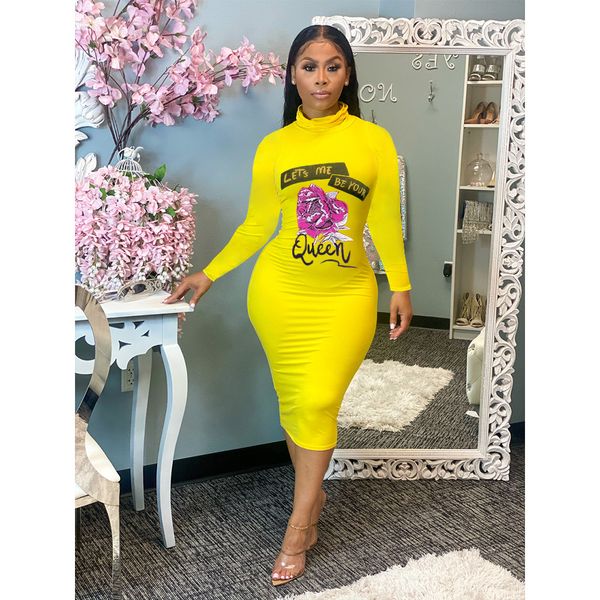 let me be your queen floral letter print womens dress party club night turtleneck long sleeve bodycon midi dresses, Black;gray
let me be your queen floral letter print womens dress party club night turtleneck long sleeve bodycon midi dresses, Black;gray