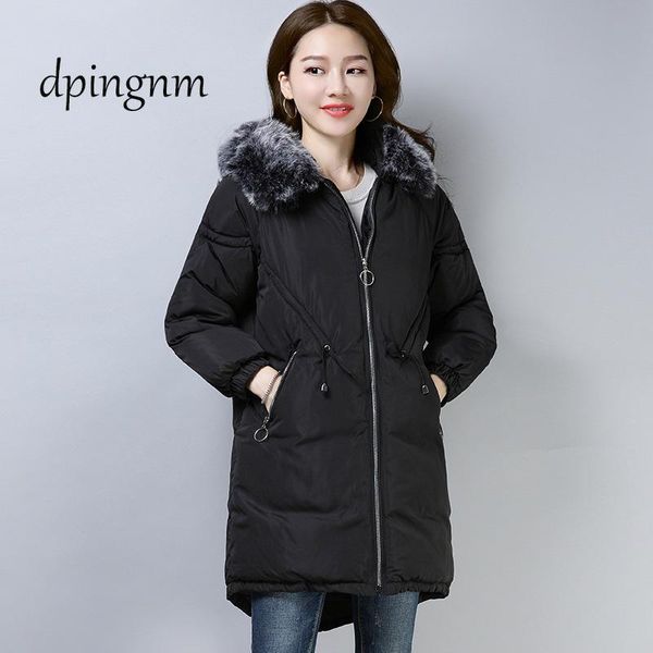 women's trench coats winter jacket women big fur hooded parka long cotton padded ladies coat warm thicken jaqueta feminina, Tan;black
women's trench coats winter jacket women big fur hooded parka long cotton padded ladies coat warm thicken jaqueta feminina, Tan;black