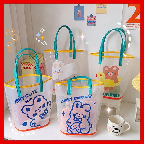 evening bags simple transparent beach bag summer travel handbag cute girl heart cartoon bear hand female
evening bags simple transparent beach bag summer travel handbag cute girl heart cartoon bear hand female