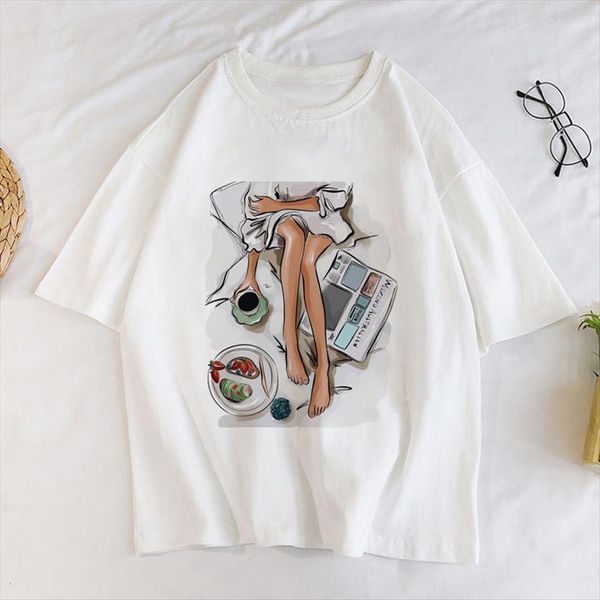 graphic cartoon korean sitting womens on the car printing girl harajuku fashion, White
graphic cartoon korean sitting womens on the car printing girl harajuku fashion, White