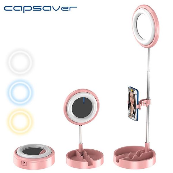 capsaver led ring light desk19cm fill light pgraphy mini lamp rotatable with stand phone holder for phone makeup live
capsaver led ring light desk19cm fill light pgraphy mini lamp rotatable with stand phone holder for phone makeup live