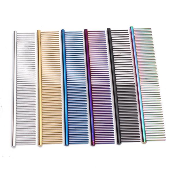 100pcs 19*3.4cm professional pets comb groomer for dog stainless pets hair combs hairbrush puppy grooming combs hair care c6703
100pcs 19*3.4cm professional pets comb groomer for dog stainless pets hair combs hairbrush puppy grooming combs hair care c6703