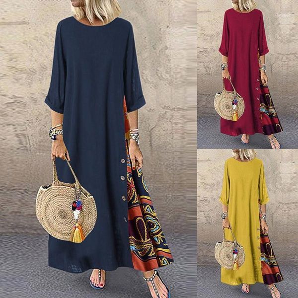 casual dresses women cotton linen dress summer pacthwork sundress plus size sleeveless kaftan vintage long vestido robe femme #t2q, Black;gray
casual dresses women cotton linen dress summer pacthwork sundress plus size sleeveless kaftan vintage long vestido robe femme #t2q, Black;gray
