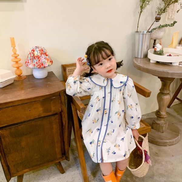girl's dresses 2021 spring girl floral long sleeve blue shirt baby doll collar cotton princess causal, Red;yellow
girl's dresses 2021 spring girl floral long sleeve blue shirt baby doll collar cotton princess causal, Red;yellow