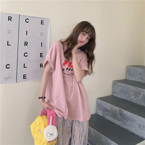 women's t-shirt 2021 summer korean fashion simple letter airplane print short all-match casual aesthetic female dress, White
women's t-shirt 2021 summer korean fashion simple letter airplane print short all-match casual aesthetic female dress, White