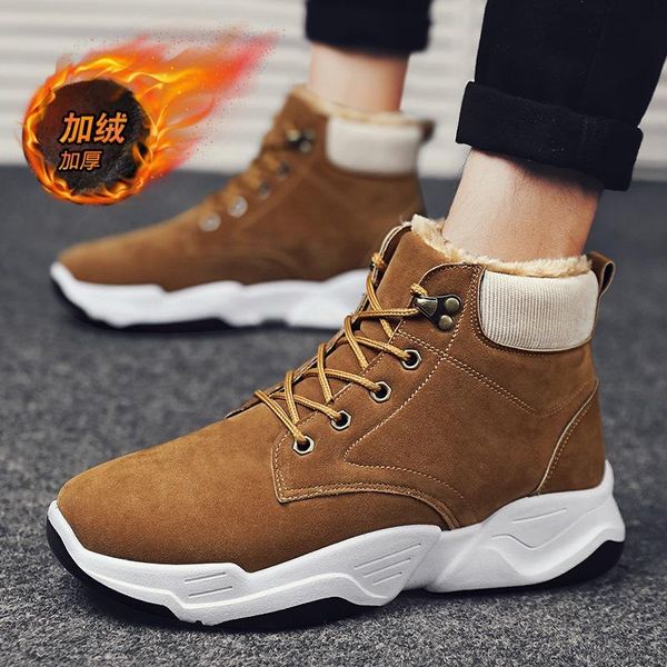 boots winter men's male pig leather ankle warm plush snow waterproof outdoor work men botas hombre, Black
boots winter men's male pig leather ankle warm plush snow waterproof outdoor work men botas hombre, Black