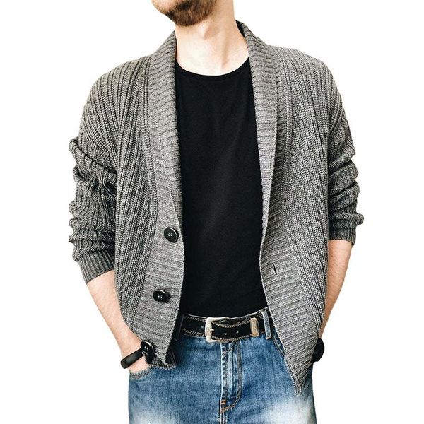 men's jackets fashion 2021 long sleeved cardigan lapel sweater single breasted knitted coat plus size men clothing, Black;brown
men's jackets fashion 2021 long sleeved cardigan lapel sweater single breasted knitted coat plus size men clothing, Black;brown