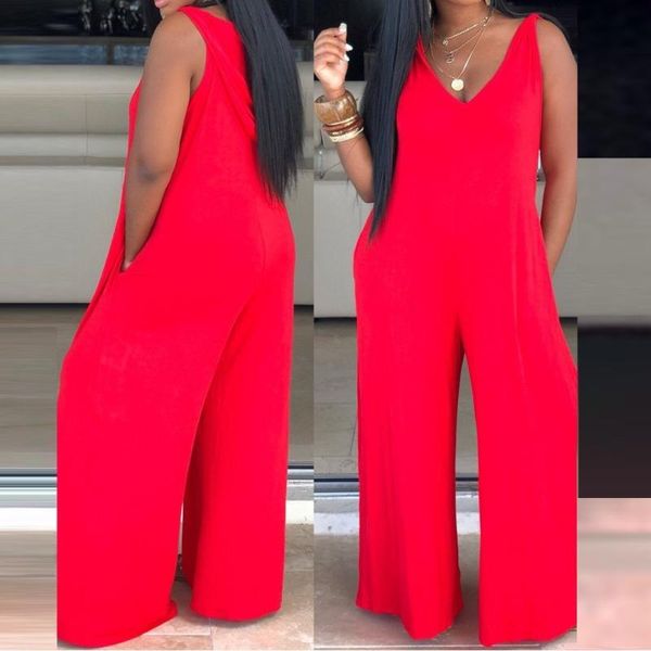 women's jumpsuits & rompers red loose jumpsuit women summer hooded v-neck sleeveless casual wide leg one piece long playsuit overalls, Black;white
women's jumpsuits & rompers red loose jumpsuit women summer hooded v-neck sleeveless casual wide leg one piece long playsuit overalls, Black;white