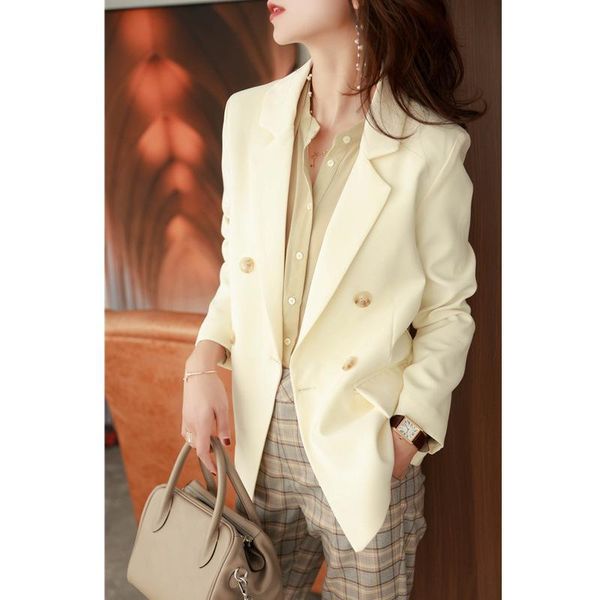 women's suits & blazers white suit coat women 2021 early spring loose retro temperament fashion small casual, White;black
women's suits & blazers white suit coat women 2021 early spring loose retro temperament fashion small casual, White;black
