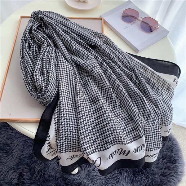 scarves fashion plaid pashmina shawl scarf women cotton hijab bufanda female beach stoles wraps spring summer, Blue;gray
scarves fashion plaid pashmina shawl scarf women cotton hijab bufanda female beach stoles wraps spring summer, Blue;gray