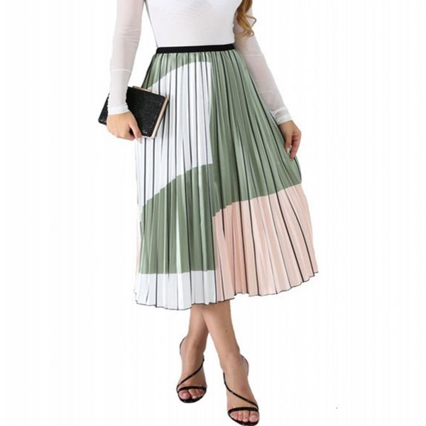 stretched waist midi female fashion panelled plissado long skirts 2021 new arrival from the elegant vintage office lady outfits skirt ibg1, Black
stretched waist midi female fashion panelled plissado long skirts 2021 new arrival from the elegant vintage office lady outfits skirt ibg1, Black
