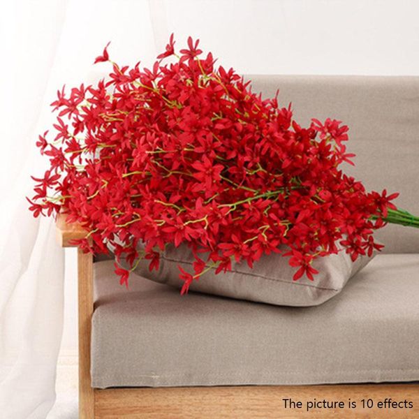 decorative flowers & wreaths 10pcs oncidium artificial flower wedding road guide ceiling decoration banquet hall arrangement material stage
decorative flowers & wreaths 10pcs oncidium artificial flower wedding road guide ceiling decoration banquet hall arrangement material stage