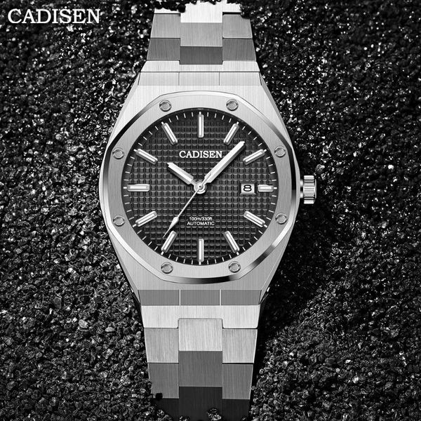 wristwatches cadisen 42mm sapphire crystal automatic men watches luxury 100m waterproof mechanical watch japan nh35a movement wrist, Slivery;brown
wristwatches cadisen 42mm sapphire crystal automatic men watches luxury 100m waterproof mechanical watch japan nh35a movement wrist, Slivery;brown