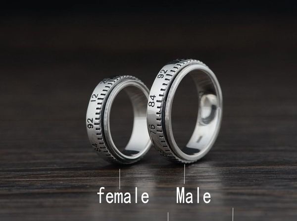 cluster rings s925 sterling silver men and women couple ring fashion digital rotating, Golden;silver
cluster rings s925 sterling silver men and women couple ring fashion digital rotating, Golden;silver