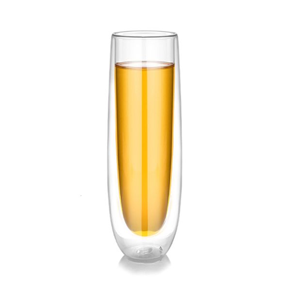 heat-ristant double-layer glass creative champagne glass high-end red wine glass new transparent water cup
heat-ristant double-layer glass creative champagne glass high-end red wine glass new transparent water cup
