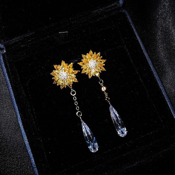 dangle & chandelier luxury real gold plated clear crystal long earring delicate micro inlaid cubic zircon cz drop earrings party daily jewel, Silver
dangle & chandelier luxury real gold plated clear crystal long earring delicate micro inlaid cubic zircon cz drop earrings party daily jewel, Silver