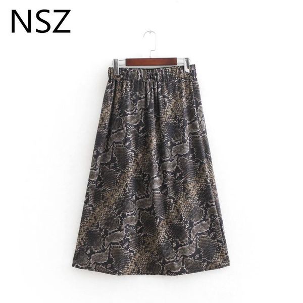 skirts women animal print snake skin skirt elastic waist vintage a-line female casual loose faldas mujer, Black
skirts women animal print snake skin skirt elastic waist vintage a-line female casual loose faldas mujer, Black