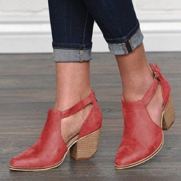dress shoes women high heels pointed toe pumps vintage chunky buckle strap gladiator sandals big size zapatos mujer, Black
dress shoes women high heels pointed toe pumps vintage chunky buckle strap gladiator sandals big size zapatos mujer, Black