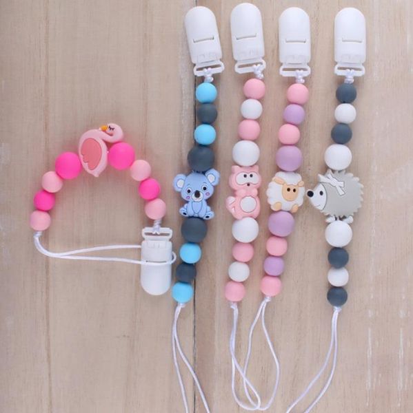 silicone teether animal pendant pacifier clips chain baby nipple holder dummy feeding clip soother chains teething necklace toy dw6463
silicone teether animal pendant pacifier clips chain baby nipple holder dummy feeding clip soother chains teething necklace toy dw6463