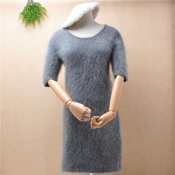 women's sweaters ladies women fashion hairy mink cashmere short sleeves slim bottoming pullover angora fur winter jumper sweater dres, White;black
women's sweaters ladies women fashion hairy mink cashmere short sleeves slim bottoming pullover angora fur winter jumper sweater dres, White;black