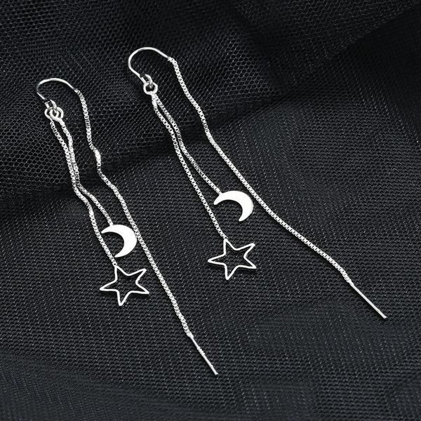 dangle & chandelier trendy summer tassel chain silver color crescent drop earrings for women cute moon star geometric long earings pendiente
dangle & chandelier trendy summer tassel chain silver color crescent drop earrings for women cute moon star geometric long earings pendiente
