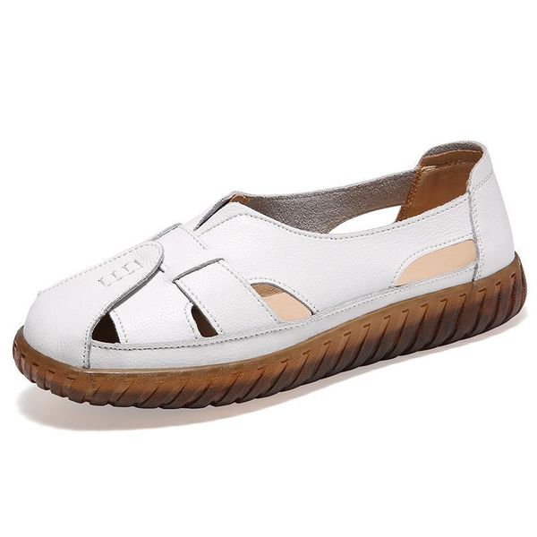 sandals baotou mother female summer flat old people retro hollow cowhide soft sole leather gladiator shoes women, Black
sandals baotou mother female summer flat old people retro hollow cowhide soft sole leather gladiator shoes women, Black