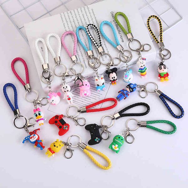 keychains pu woven rope car line multicolor diy jewelry round accessories leather key chain fashion trinket, Silver
keychains pu woven rope car line multicolor diy jewelry round accessories leather key chain fashion trinket, Silver