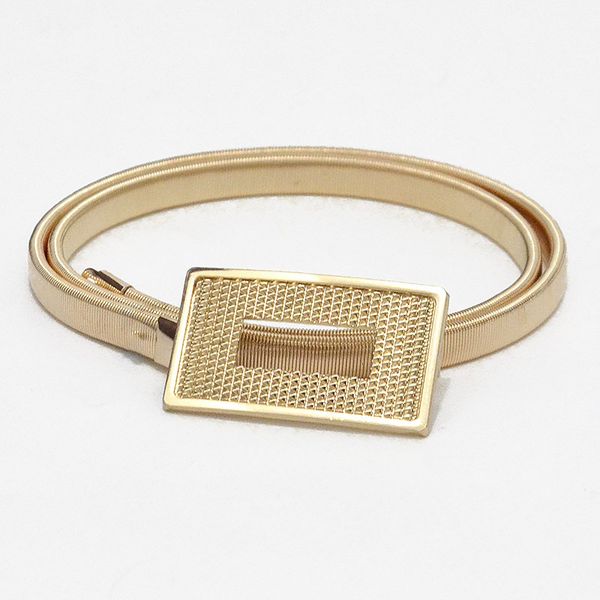 new metal spring women's waist chain versatile square buckle convex point elastic chain women's slim belt, Black;brown
new metal spring women's waist chain versatile square buckle convex point elastic chain women's slim belt, Black;brown