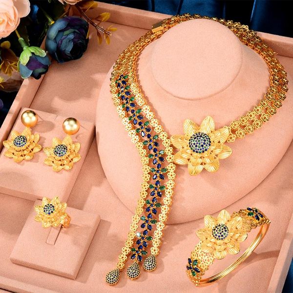 earrings & necklace blachette jewelry trendy luxury zircon earring bracelet ring set women's wedding party celebration, Silver
earrings & necklace blachette jewelry trendy luxury zircon earring bracelet ring set women's wedding party celebration, Silver