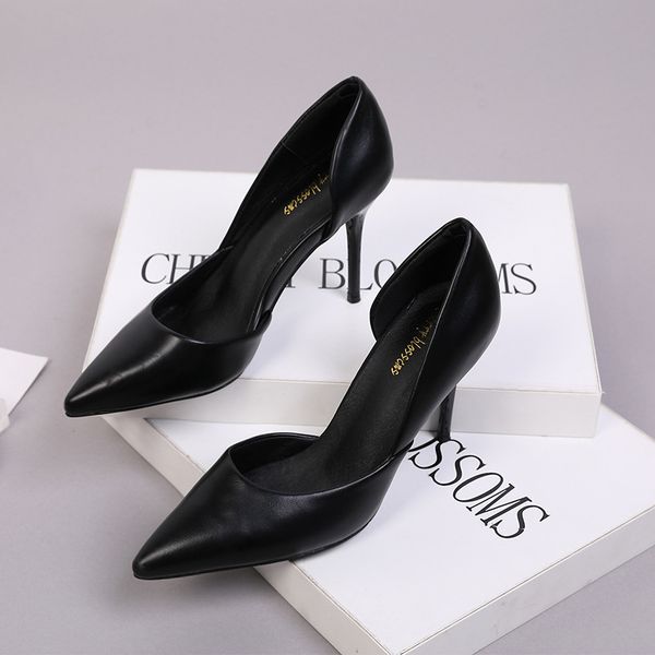 simple shoes womens 2021 spring and summer side hollow pointed high heels stiletto low-cut leather wedding shoes womens bridesmaid shoes, Black
simple shoes womens 2021 spring and summer side hollow pointed high heels stiletto low-cut leather wedding shoes womens bridesmaid shoes, Black