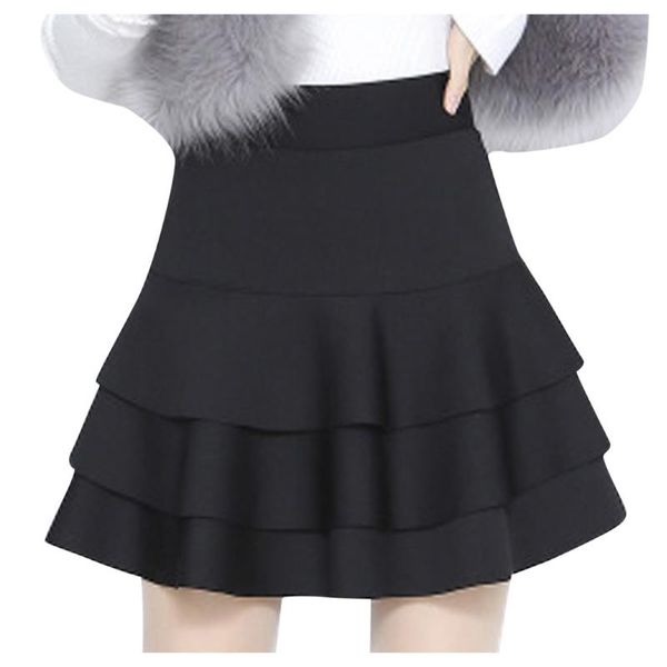 skirts women high waist pleated skirt 2021 spring autumn lady elastic safety pants solid casual three-layer base, Black
skirts women high waist pleated skirt 2021 spring autumn lady elastic safety pants solid casual three-layer base, Black