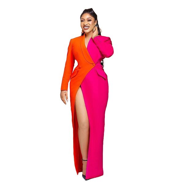 modern evening dresses v-neck long-sleeve high-split ruched prom dress applique satin sell custom made court train party gown, Black;red
modern evening dresses v-neck long-sleeve high-split ruched prom dress applique satin sell custom made court train party gown, Black;red