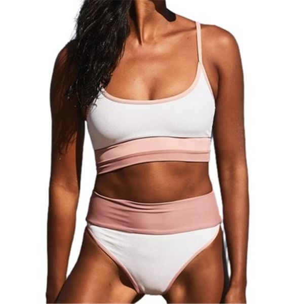 womens splicing colors swimwear fashion trend sling briefs split bikini swimsuits summer female beach swimming pool bikinis sets, White;black
womens splicing colors swimwear fashion trend sling briefs split bikini swimsuits summer female beach swimming pool bikinis sets, White;black