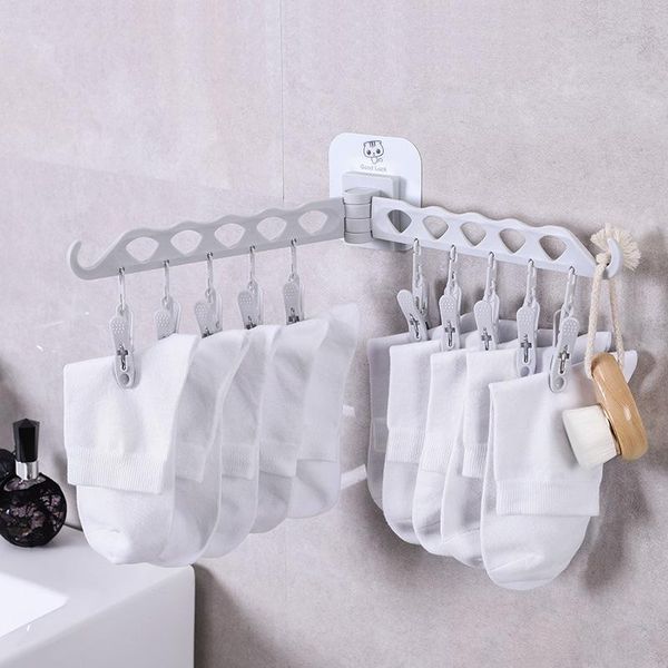 hangers & racks plastic 10 clips foldable clothes rack hanger laundry fold wall mounted drying holder for bra socks underware clothespin
hangers & racks plastic 10 clips foldable clothes rack hanger laundry fold wall mounted drying holder for bra socks underware clothespin