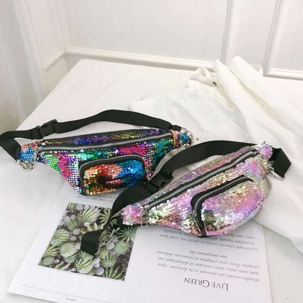 women bling sequins waist fanny pack belt bum bag purse hip travel chest phone pouch us
women bling sequins waist fanny pack belt bum bag purse hip travel chest phone pouch us