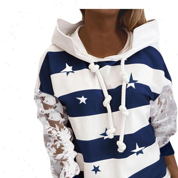 autumn striped star hooded drawstring hoodies women lace dropped shoulder long sleeve female hoodie streetwear casual sweatshirt, Black
autumn striped star hooded drawstring hoodies women lace dropped shoulder long sleeve female hoodie streetwear casual sweatshirt, Black