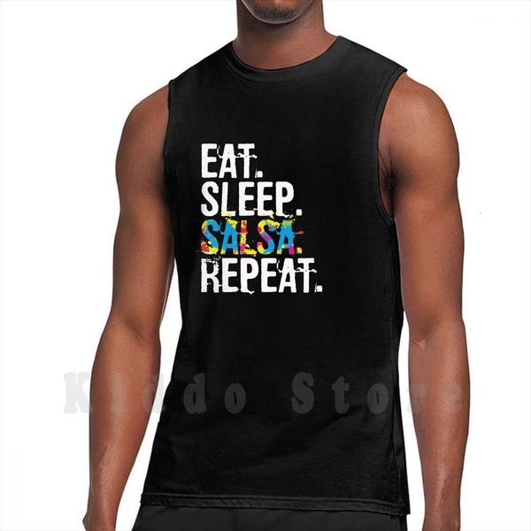 eat sleep salsa repeat colorful dancer tank vest 100% cotton dance, White;black
eat sleep salsa repeat colorful dancer tank vest 100% cotton dance, White;black