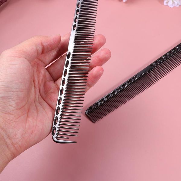 hair brushes 2pcs barber salon comb long smoothing creative hairdressing aluminum (dark grey), Silver
hair brushes 2pcs barber salon comb long smoothing creative hairdressing aluminum (dark grey), Silver