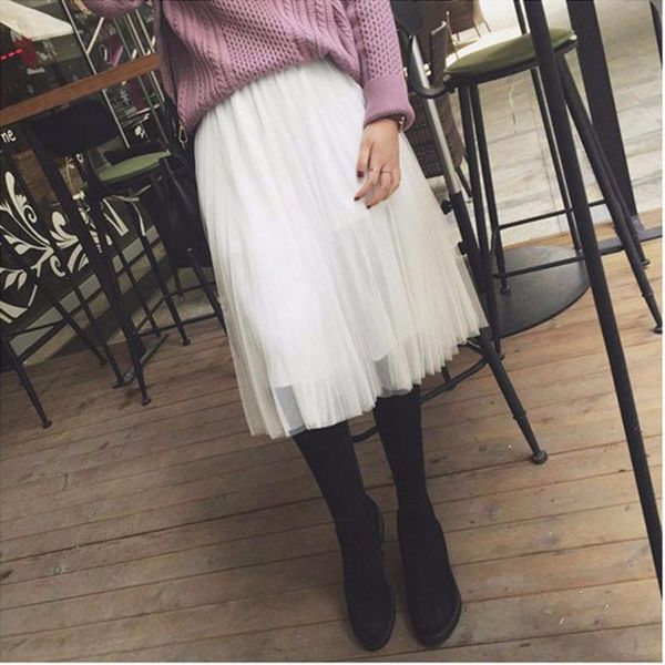 skirts three layers of yarn women summer solid mid-calf skirt ball gown large umbrella princess foe female lady, Black
skirts three layers of yarn women summer solid mid-calf skirt ball gown large umbrella princess foe female lady, Black