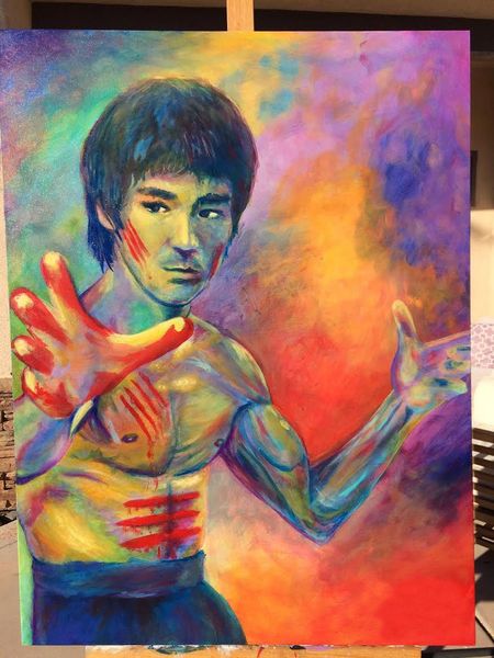 bruce lee painting martial arts home decoration handpainted &hd print oil painting on canvas wall art canvas pictures 210211
bruce lee painting martial arts home decoration handpainted &hd print oil painting on canvas wall art canvas pictures 210211