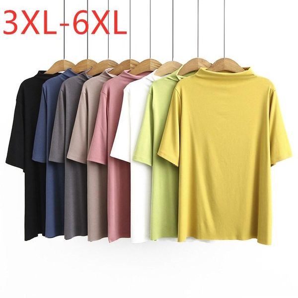 women's t-shirt 2021 ladies spring autumn plus size basic for women large half sleeve loose yellow turtleneck 3xl 4xl 5xl 6xl, White
women's t-shirt 2021 ladies spring autumn plus size basic for women large half sleeve loose yellow turtleneck 3xl 4xl 5xl 6xl, White