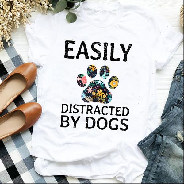 women lady cartoon dog paw floral flower pet 90s print tshirt shirt clothes graphic female t tee womens t shirt, White
women lady cartoon dog paw floral flower pet 90s print tshirt shirt clothes graphic female t tee womens t shirt, White