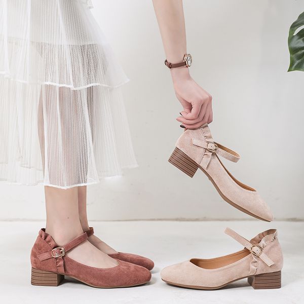 elegant ladies pumps flock mary jane style high heel casual shoes female slip-on comfortable pink office women pumps, Black
elegant ladies pumps flock mary jane style high heel casual shoes female slip-on comfortable pink office women pumps, Black
