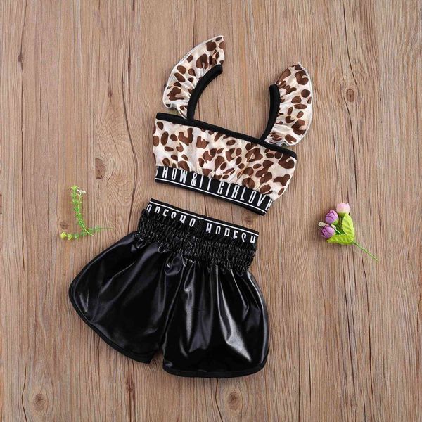 pudcoco toddler baby girl clothes summer childrens leopard print sleeveless ruffle shoulder vest lettering belt stretch shorts, White
pudcoco toddler baby girl clothes summer childrens leopard print sleeveless ruffle shoulder vest lettering belt stretch shorts, White