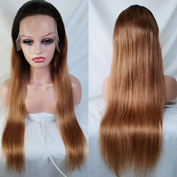 1b/27# ombre color human hair straight frontal wigs pre plucked brazilian remy colored wig, Black
1b/27# ombre color human hair straight frontal wigs pre plucked brazilian remy colored wig, Black