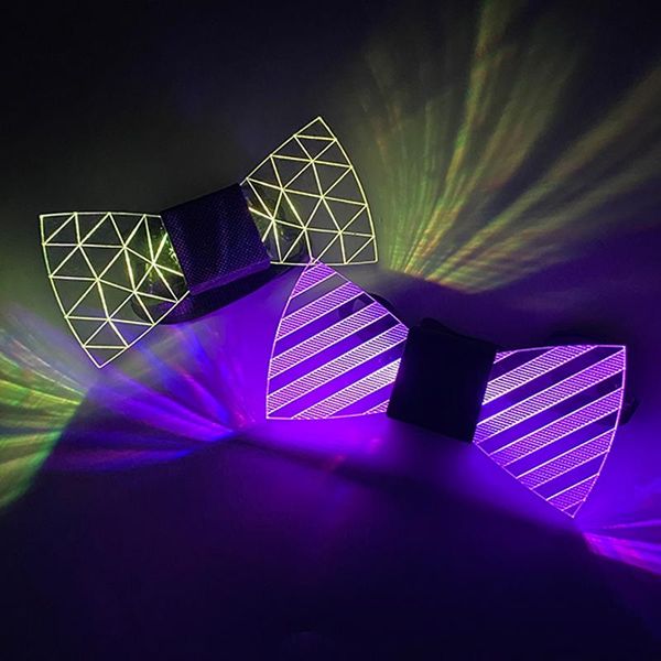 bow ties led light up tie carnival party lights costume decoration luminous glowing necktie dj bar club stage prop, Black;gray
bow ties led light up tie carnival party lights costume decoration luminous glowing necktie dj bar club stage prop, Black;gray